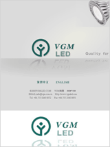 VGM LED 灯饰品牌网站设计 - 时尚配饰 案例